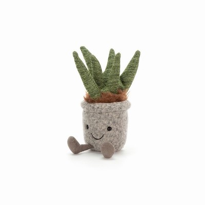 Jellycat Silly Succulent Aloe | CYTN-52068